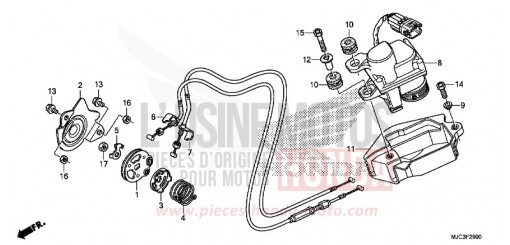 SERVO MOTOR CBR600RAD de 2013